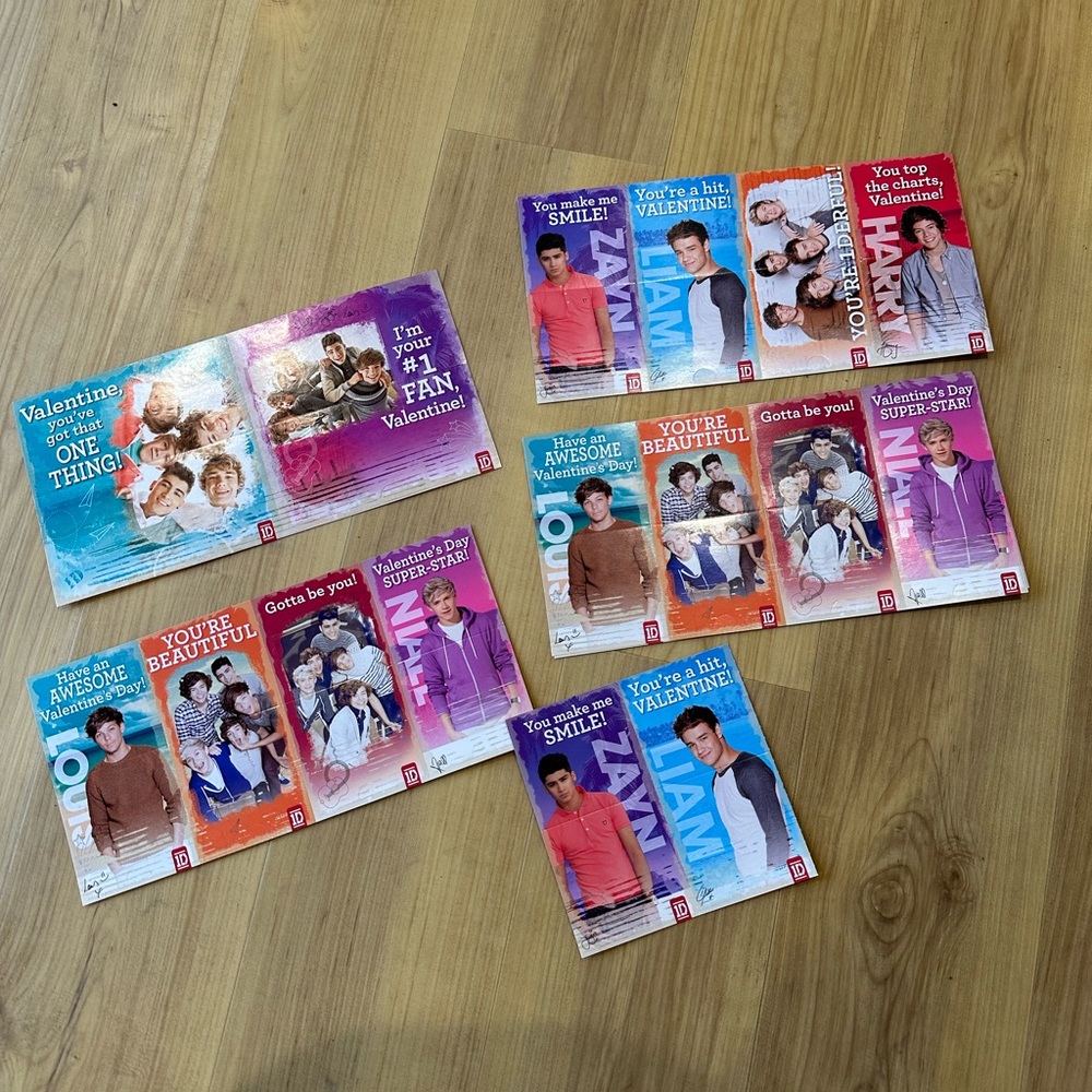 One Direction Valentine’s Day Cards